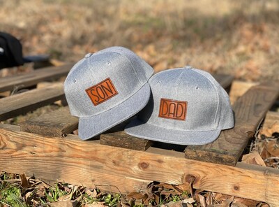 Custom Dad Son Matching Hat Set Adjustable Snapback Family Matching Hat Dad Kid matching hat Made and shipped from the USA MakerPlace by Michaels